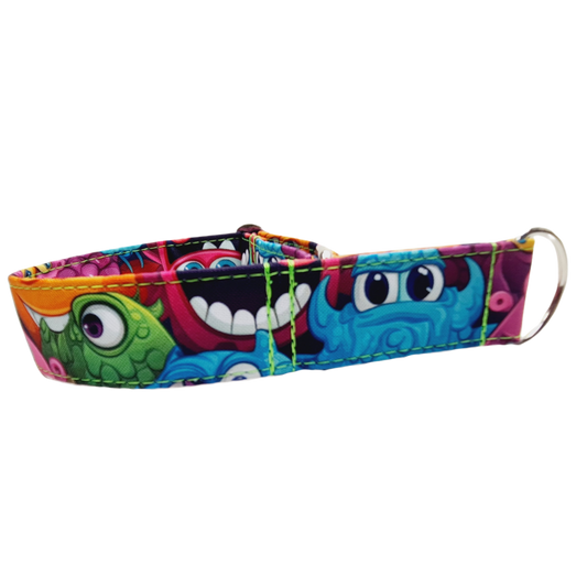 Sofortkauf-Zugstopp-Halsband-Monster M (34-42 cm)