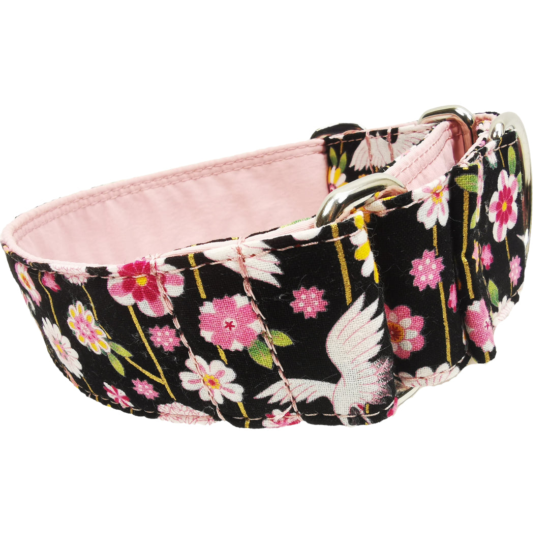 Hundehalsband-City-Japan, Herbst & Karo - Martingale-Zugstopp (konfigurierbar)