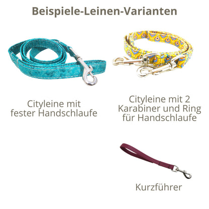 Hundeleine "City-Blümchen"